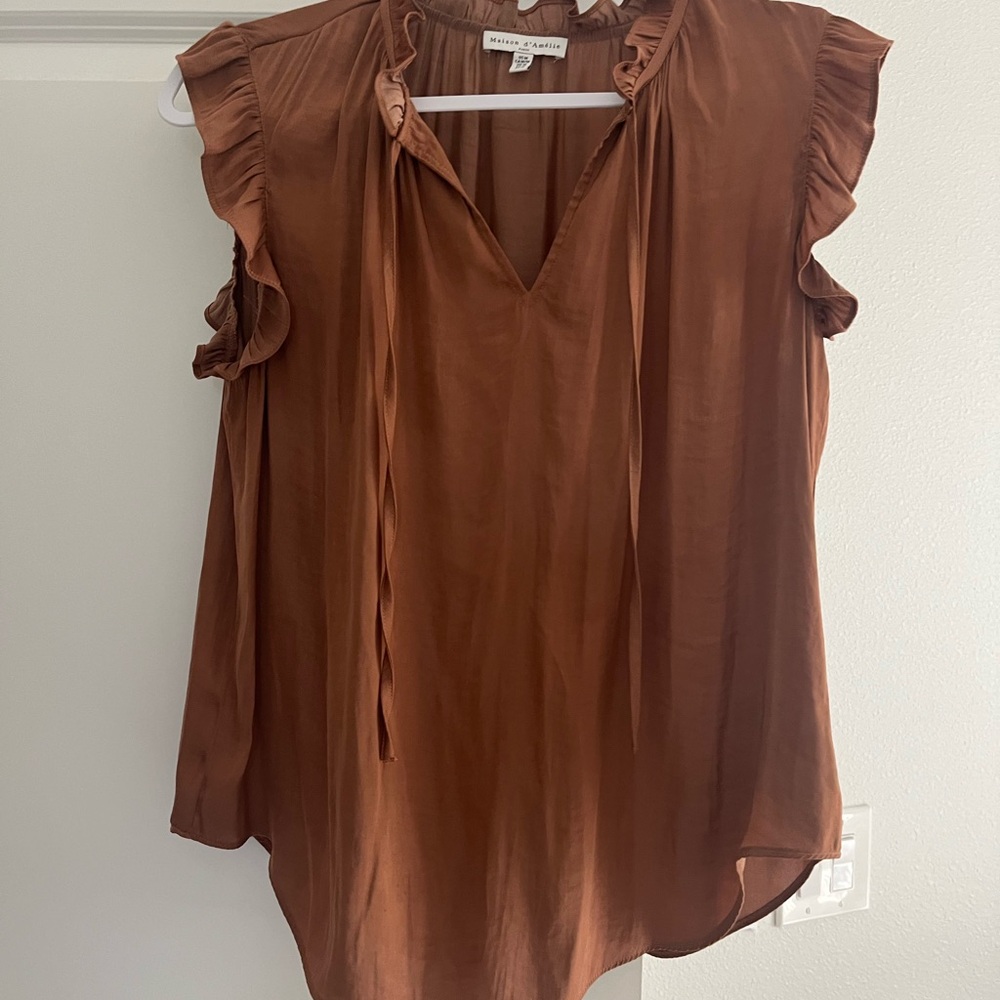 Nice brown blouse